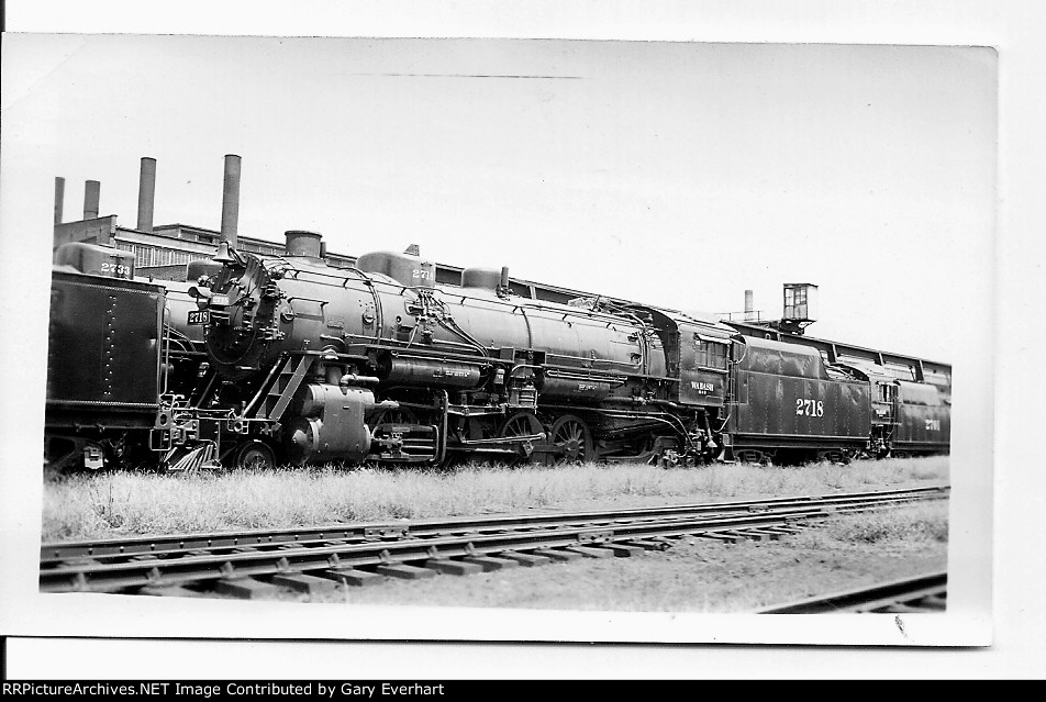 WAB 2-8-2 #2718 - Wabash RR